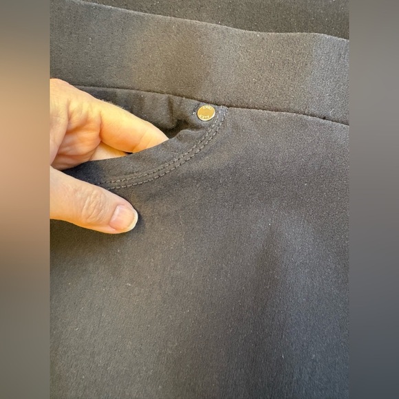 Anne Klein Black Slim pull on high rise Legging pants Elastic Waistband size XL - Picture 3 of 14